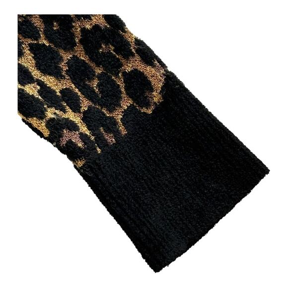 Ronny Kobo Dahlia Leopard Animal Turtleneck Pullover Sweater X-Small - Picture 7 of 12